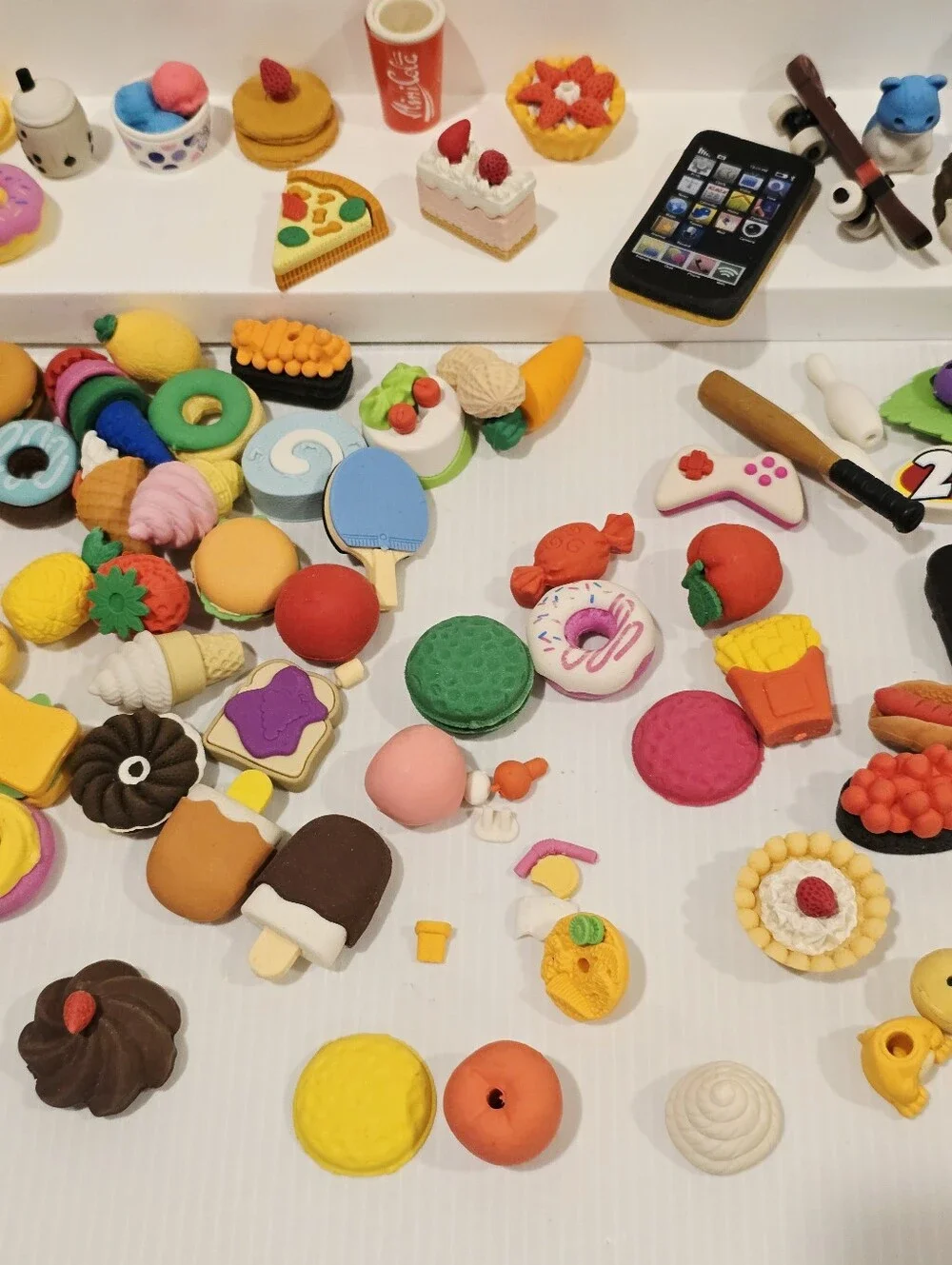 3D Puzzle Food and Animal Eraser Set